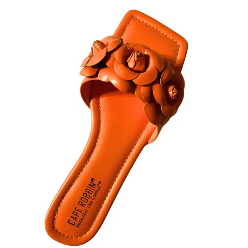 Flora Quilted Slides with Cushioned Footbed and Trendy Design for Ultimate Comf